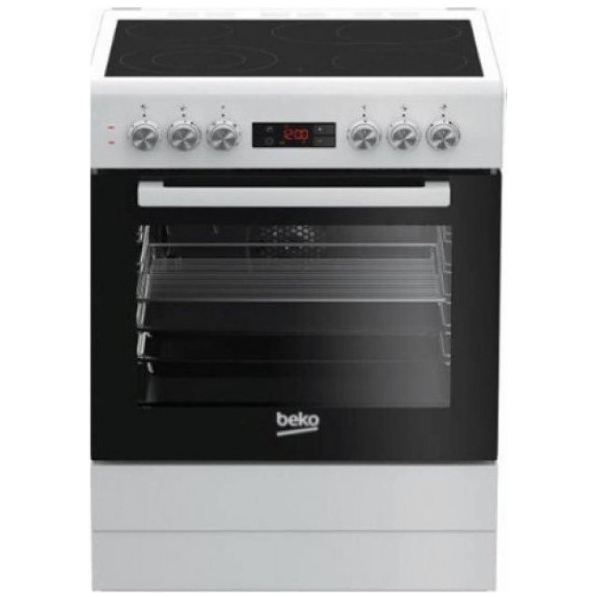 BEKO FSM67320DWS Κουζίνα Ηλεκτρική με Κεραμικές Εστίες ΕΩΣ 12 ΔΟΣΕΙΣ - Image 1