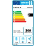 CROWN CBN320DIX Ψυγειοκαταψύκτης NoFrost Inox A+ ΕΩΣ 12 ΔΟΣΕΙΣ - Image 3