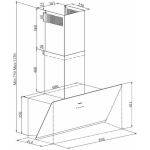 DAVOLINE Shape 90 Μαύρος Απορροφητήρας Κάθετος 90cm ΕΩΣ 12 ΔΟΣΕΙΣ - Image 3