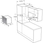 Gorenje BM201AG1BG Εντοιχιζόμενος Φούρνος Μικροκυμάτων με Grill 20lt Μαύρος ΕΩΣ 12 ΔΟΣΕΙΣ - Image 3