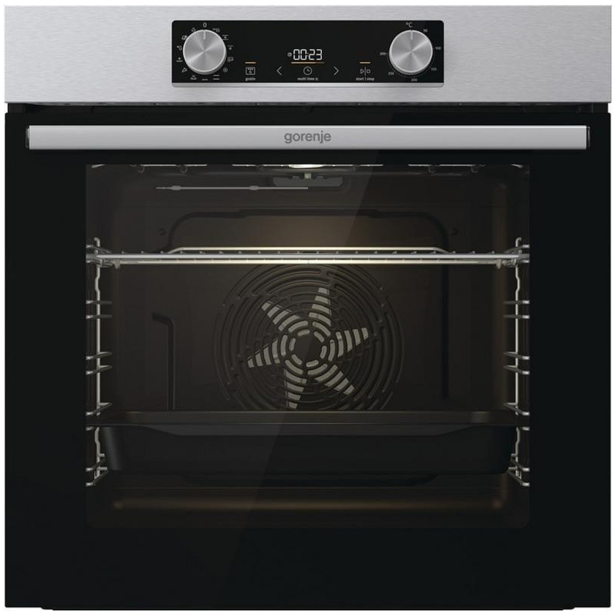 Φούρνος Άνω Πάγκου Gorenje BOP6737E02XK 77lt A Π59.5εκ. με Πυρόλυση Inox ΕΩΣ 12 ΔΟΣΕΙΣ - Image 1