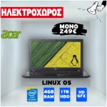LAPTOP ACER ASPIRE A315-31-C3BM 15.6'' HD INTEL DUAL CORE N3350 4GB 1TB LINUX