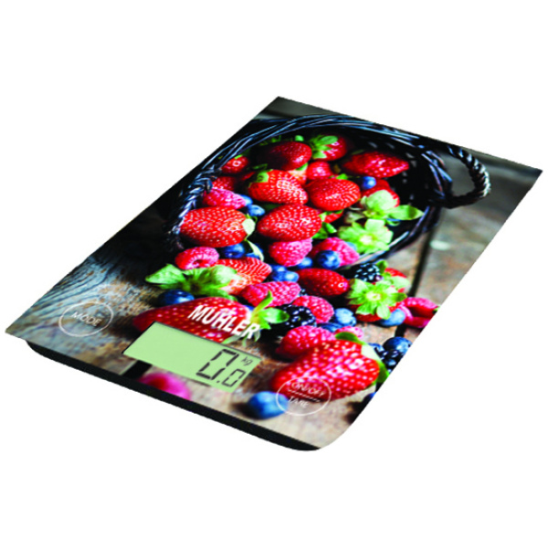 Muhler KSC-2027 Ψηφιακή Ζυγαριά Κουζίνας 1gr/5kg Berry (ΕΩΣ 12 ΔΟΣΕΙΣ)