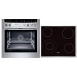 NEFF MEGA 1452N + MK1329 Κουζίνα Εντοιχιζόμενη με Κεραμικές Εστίες ΕΩΣ 12 ΔΟΣΕΙΣ