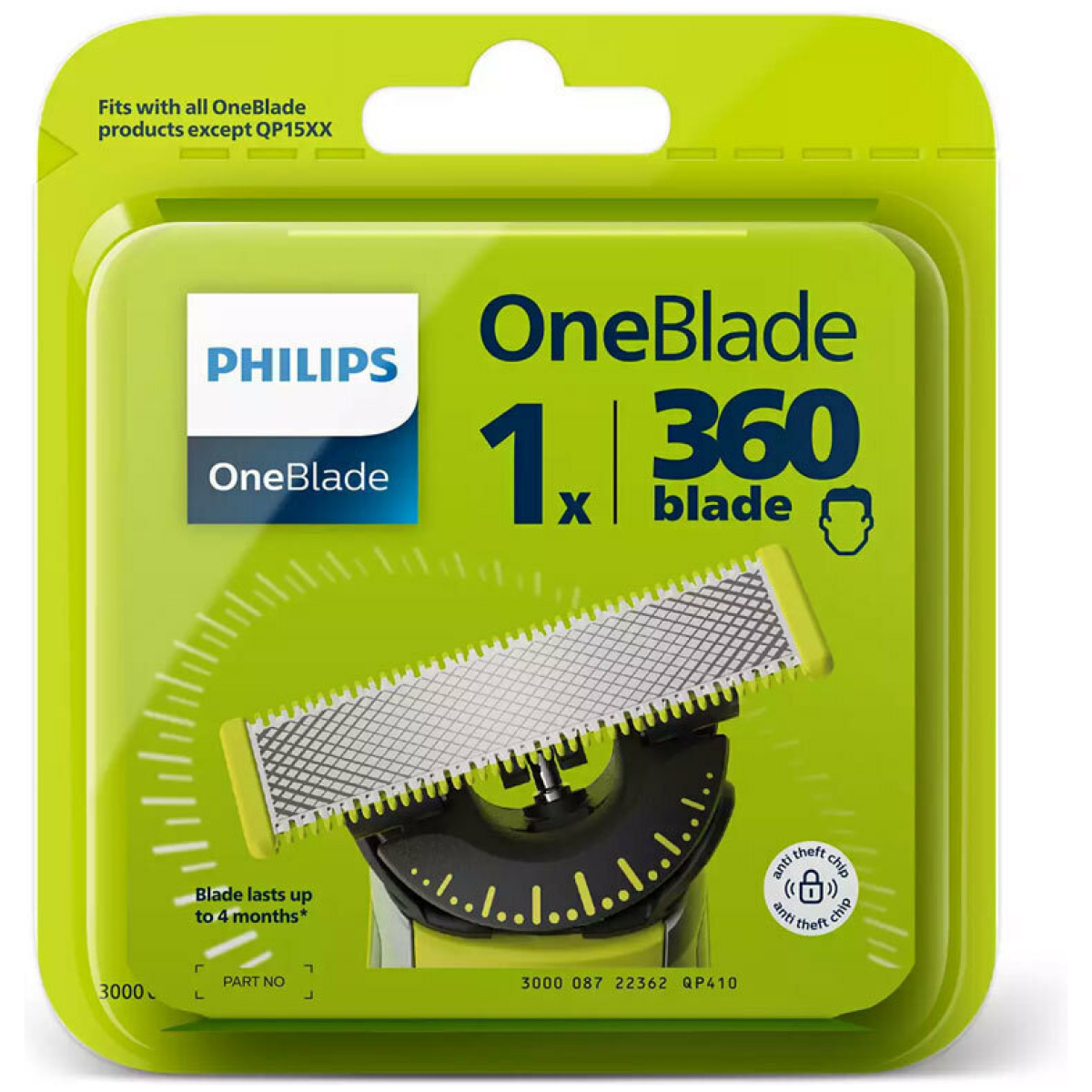 Philips Ανταλλακτικό για Ξυριστικές Μηχανές QP410/50 ΕΩΣ 12 ΔΟΣΕΙΣ - Image 2