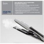 Izzy Steam Pro IZ-7106 224898 Πρέσα Μαλλιών με Ατμό και Κεραμικές Πλάκες 65W - Image 2