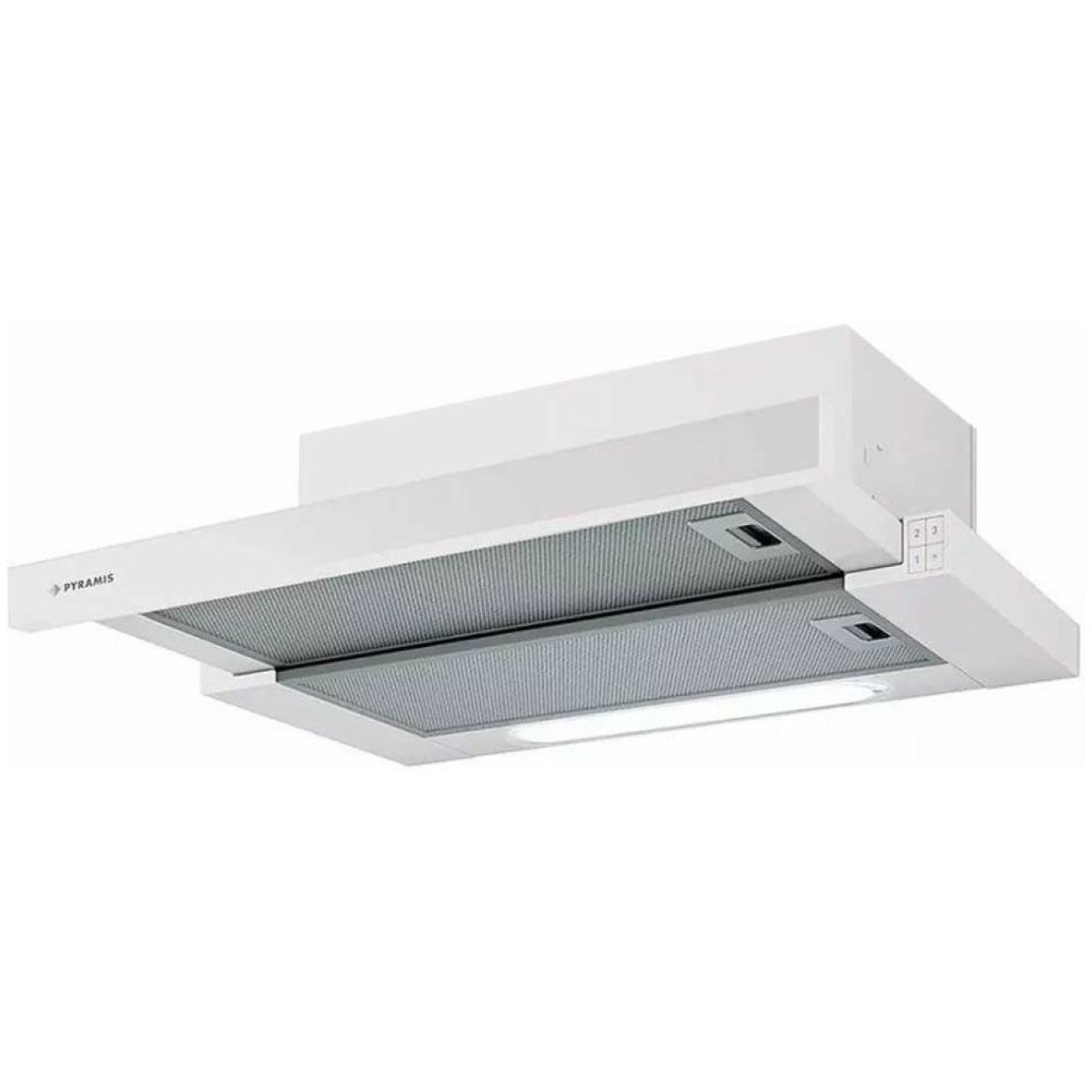 ΣΥΡΟΜΕΝΟΙ ΑΠΟΡΡΟΦΗΤΗΡΕΣ PYRAMIS ESSENTIAL 60CM ΛΕΥΚΟΣ 065017102 ΕΩΣ 12 ΔΟΣΕΙΣ - Image 1