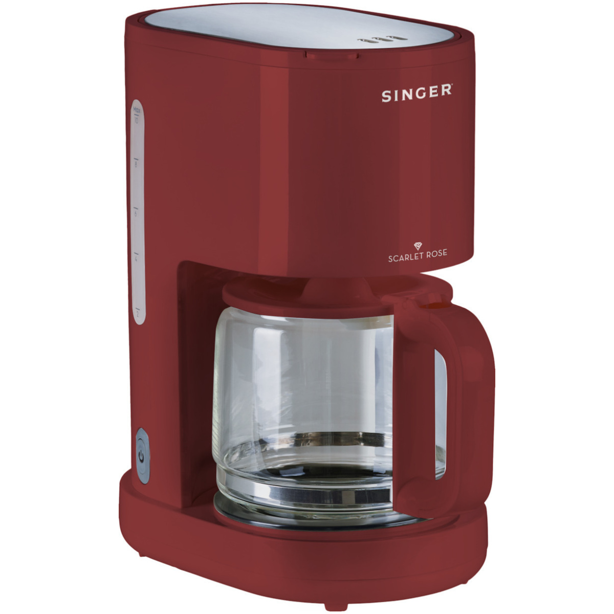 ΚΑΦΕΤΙΕΡΑ ΦΙΛΤΡΟΥ SINGER SCARLET CM-1000SCR 1000W ROSE ΕΩΣ 12 ΔΟΣΕΙΣ - Image 1