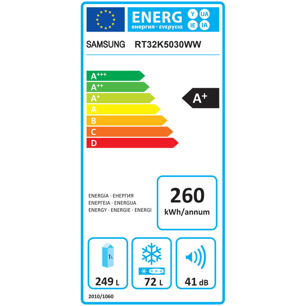 SAMSUNG RT32K5030WW Ψυγείο Δίπορτο NoFrost A+ ΕΩΣ 12 ΔΟΣΕΙΣ - Image 2