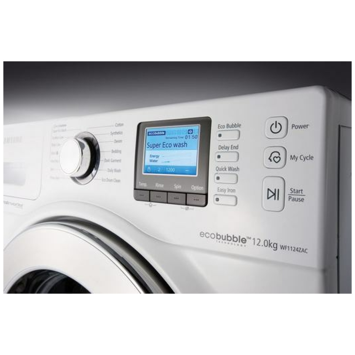 ΠΛΥΝΤΗΡΙΟ ΡΟΥΧΩΝ SAMSUNG WF1124XAC 12KG A+++ ΕΩΣ 12 ΔΟΣΕΙΣ - Image 2