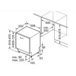 Bosch SMV4EVX09E Πλήρως Εντοιχιζόμενο Πλυντήριο Πιάτων για 14 Σερβίτσια, με Wifi, Π60 (ΕΩΣ 12 ΔΟΣΕΙΣ) - Image 3