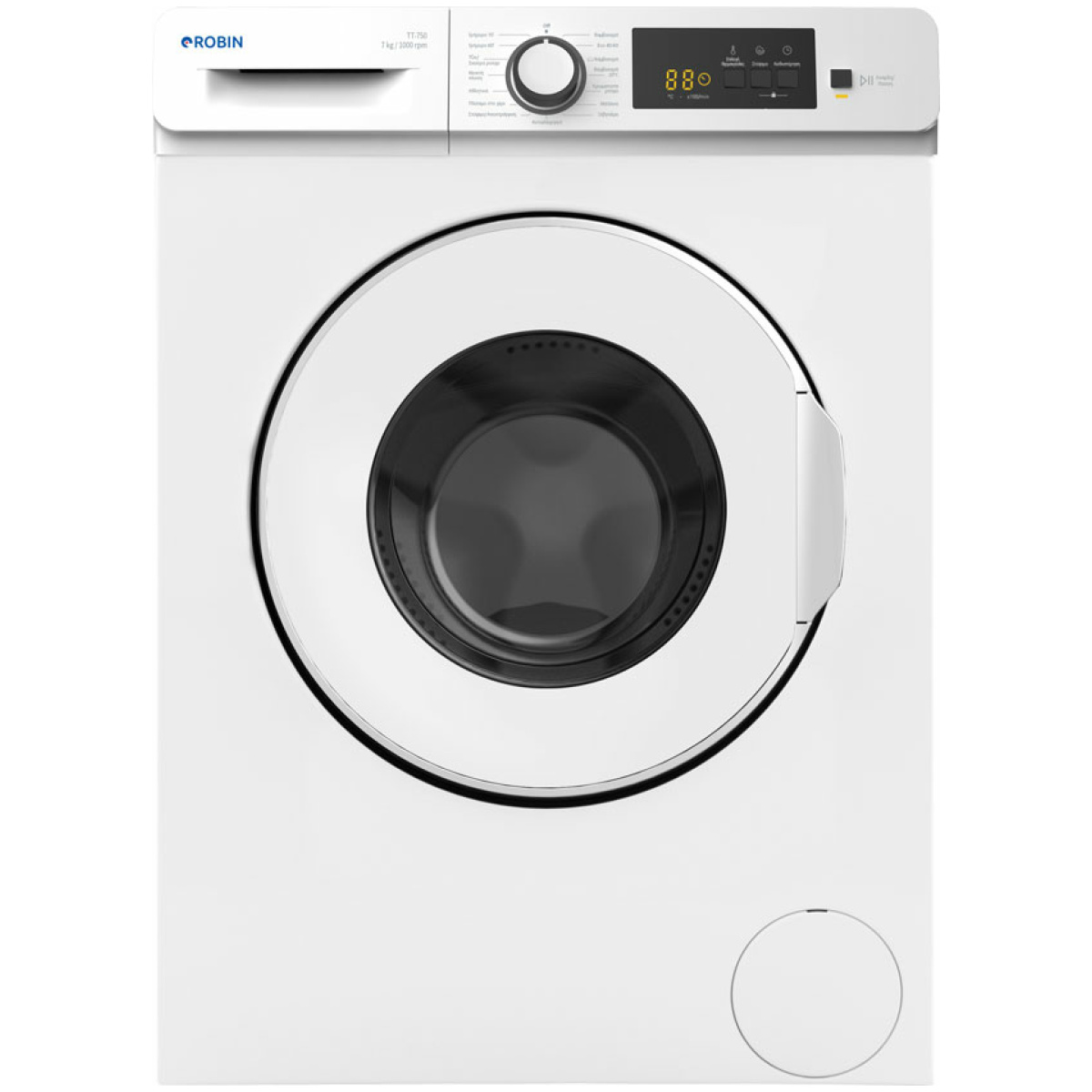 Robin Πλυντήριο Ρούχων 7kg με Ατμό 1000 Στροφών TT-750 (ΕΩΣ 12 ΔΟΣΕΙΣ) - Image 1