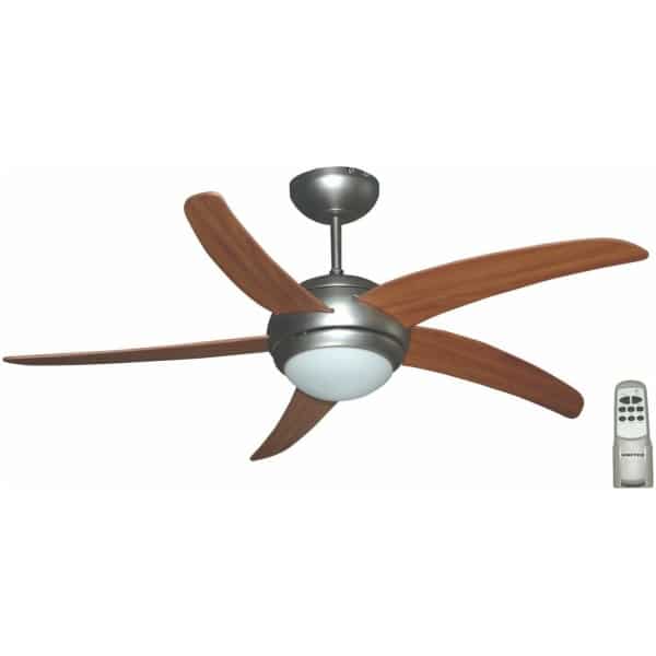 United UCF665 Ανεμιστήρας Οροφής 132cm με Τηλεχειριστήριο Καφέ ΕΩΣ 12 ΔΟΣΕΙΣ