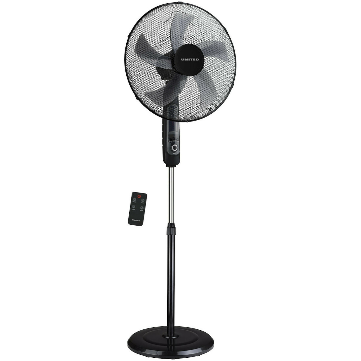 United USF-780 Ανεμιστήρας Ορθοστάτης 65W Διαμέτρου 46cm με Τηλεχειριστήριο - Image 1