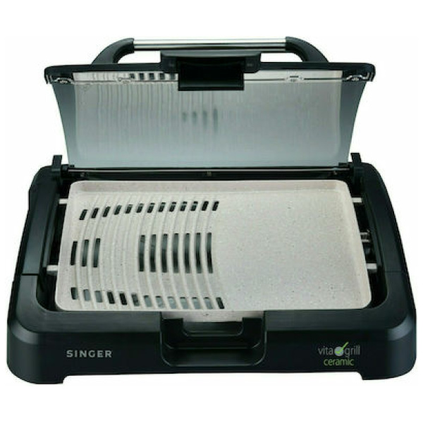ΗΛΕΚΤΡΙΚΗ ΨΗΣΤΑΡΙΑ SINGER VITA GRILL VG-2200 ΕΠΙΤΡΑΠΕΖΙΑ ΜΕ ΚΑΠΑΚΙ 2000W ΕΩΣ 12 ΔΟΣΕΙΣ