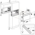 Φούρνος Μικροκυμάτων Εντοιχιζόμενος Whirlpool MBNA920X 22lt Inox ΕΩΣ 12 ΔΟΣΕΙΣ - Image 2