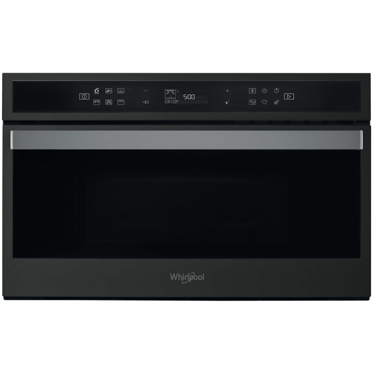Whirlpool W6 MD440 BSS Εντοιχιζόμενος Φούρνος Μικροκυμάτων με Grill 31lt Μαύρος ΕΩΣ 12 ΔΟΣΕΙΣ - Image 1
