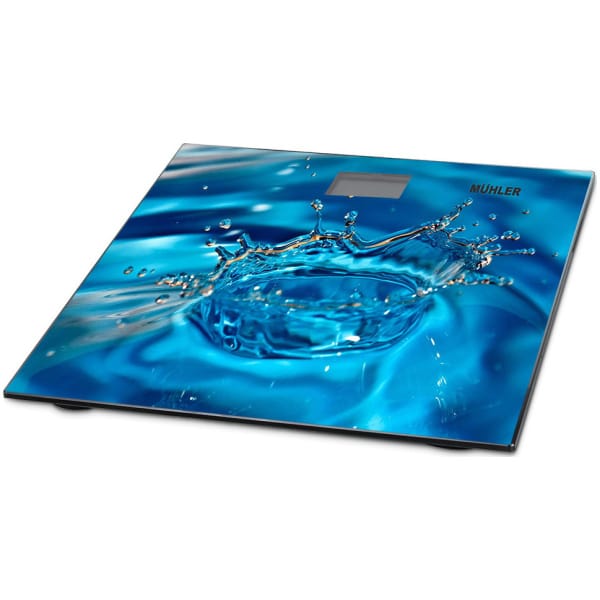 Muhler MSC-3077 Ψηφιακή Ζυγαριά σε χρώμα Μπλε Water Drop (ΕΩΣ 12 ΔΟΣΕΙΣ)