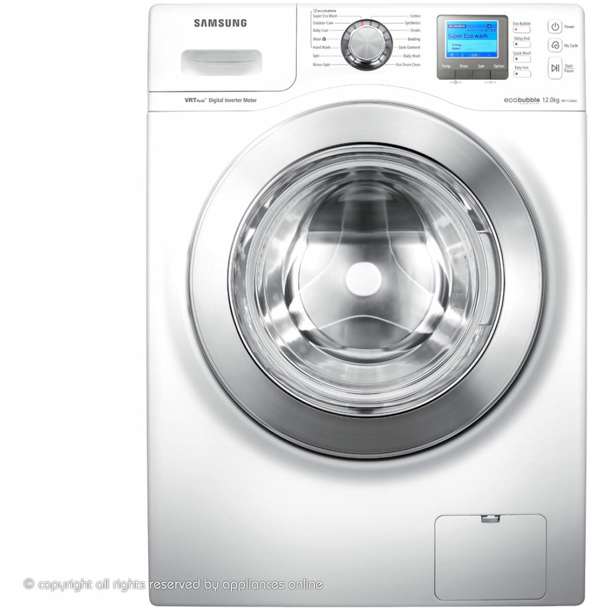 ΠΛΥΝΤΗΡΙΟ ΡΟΥΧΩΝ SAMSUNG WF1124XAC 12KG A+++ ΕΩΣ 12 ΔΟΣΕΙΣ - Image 1