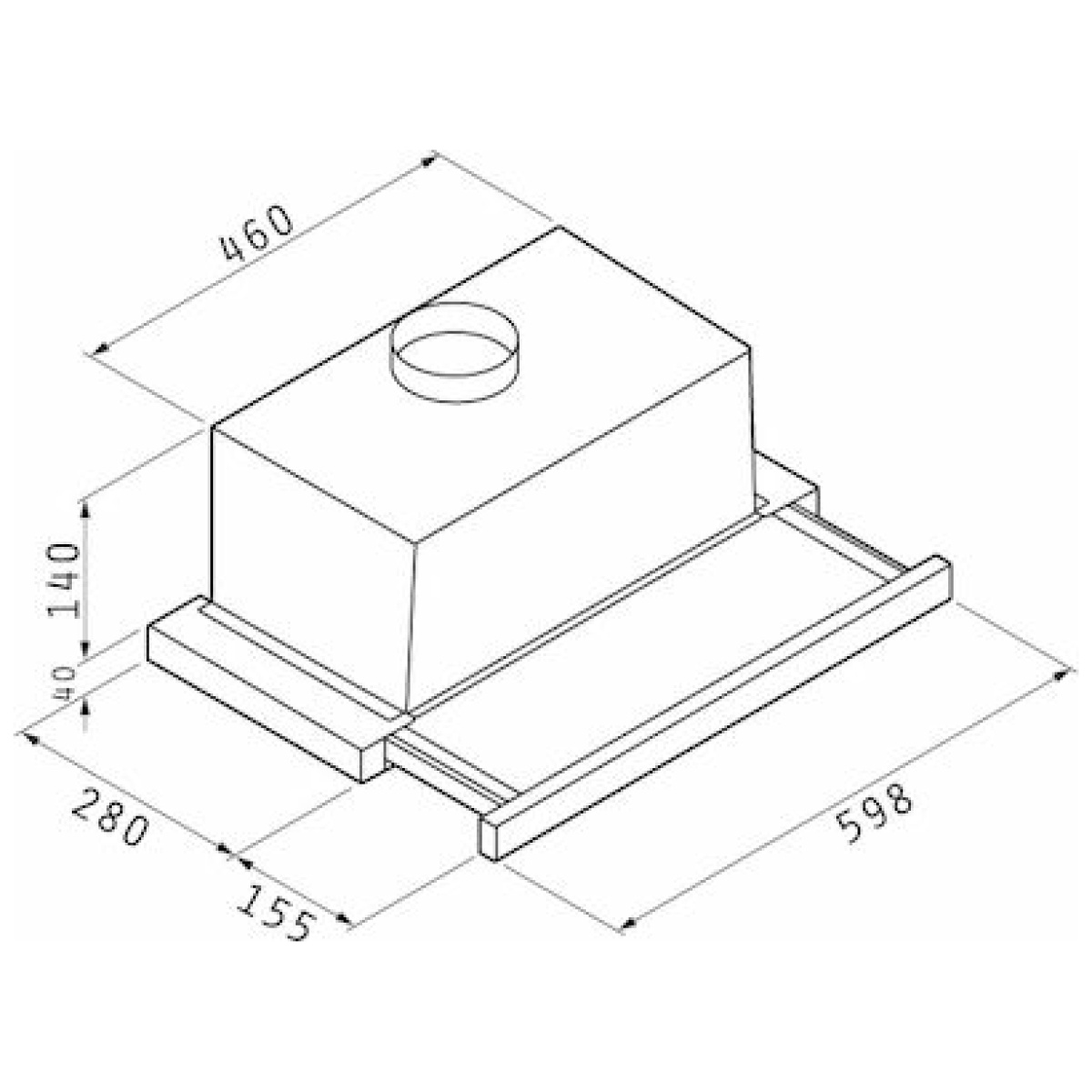 ΣΥΡΟΜΕΝΟΙ ΑΠΟΡΡΟΦΗΤΗΡΕΣ PYRAMIS ESSENTIAL 60CM ΛΕΥΚΟΣ 065017102 ΕΩΣ 12 ΔΟΣΕΙΣ - Image 2