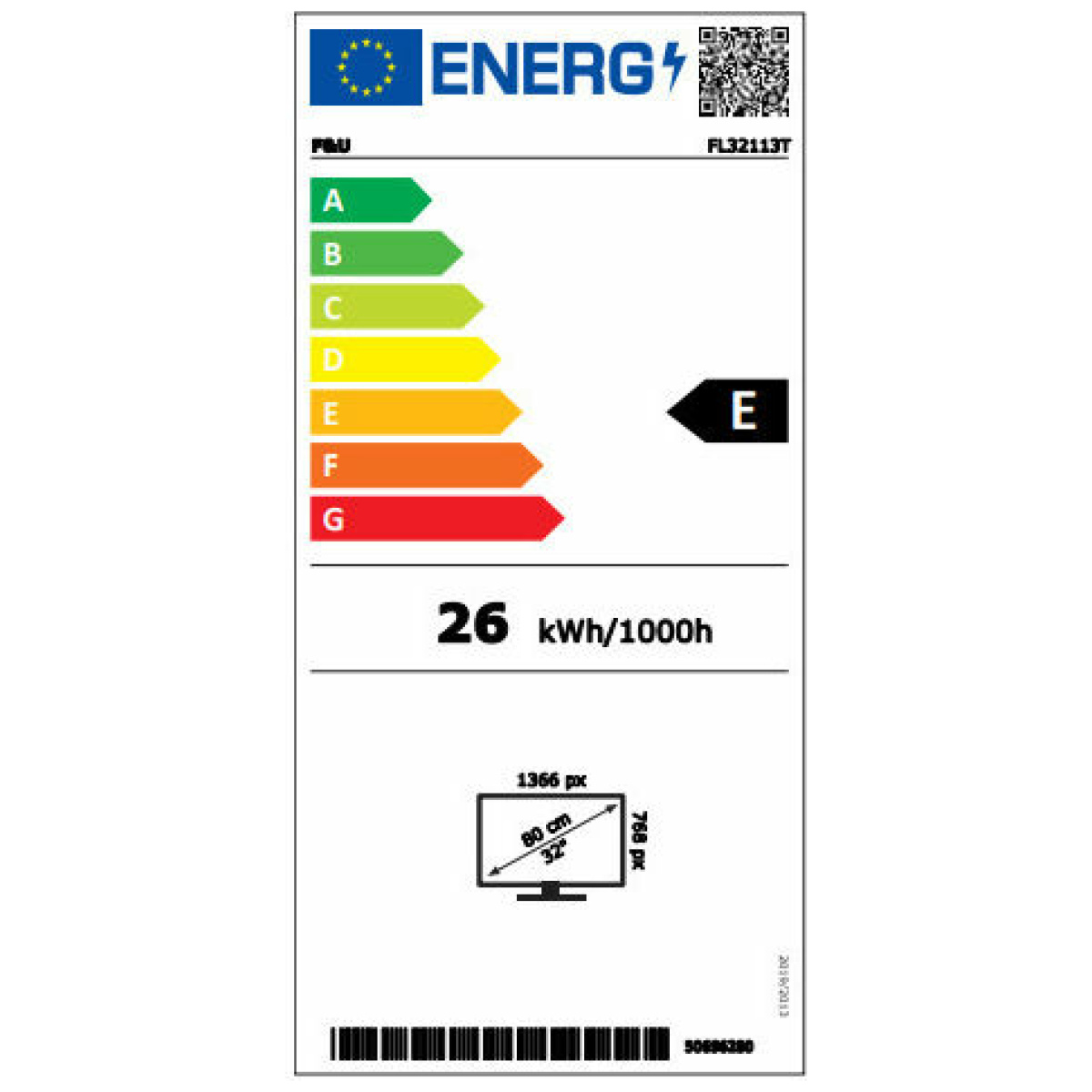F&U Τηλεόραση 32" HD Ready LED FL32113T (2024) (ΕΩΣ 12 ΔΟΣΕΙΣ) - Image 3