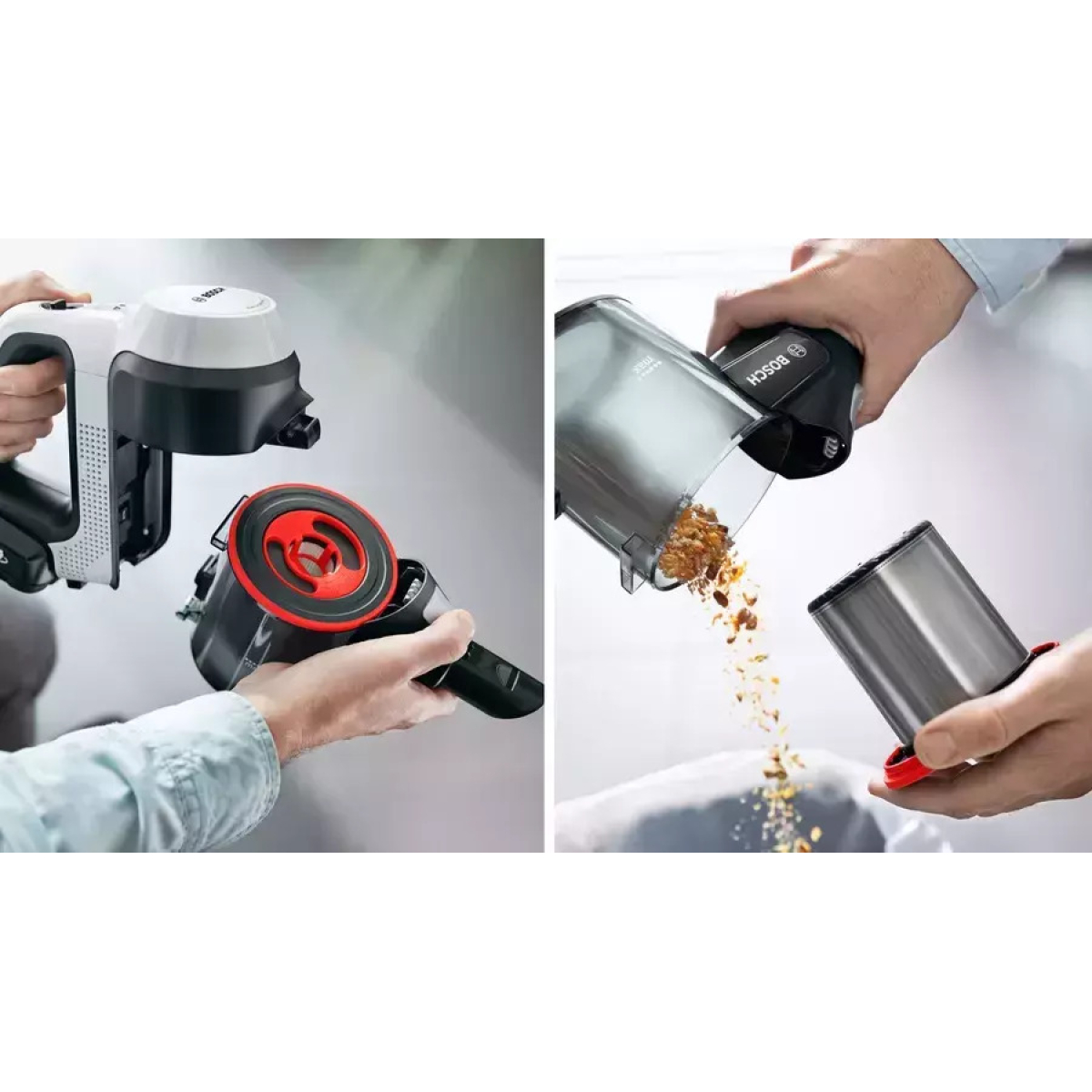BOSCH BBS711W HΛΕΚΤΡΙΚΗ ΣΚΟΥΠΑ STICK UNLIMITED 7 18V ΛΕΥΚΗ ΕΠΑΝΑΦΟΡΤΙΖΟΜΕΝΗ - Image 12