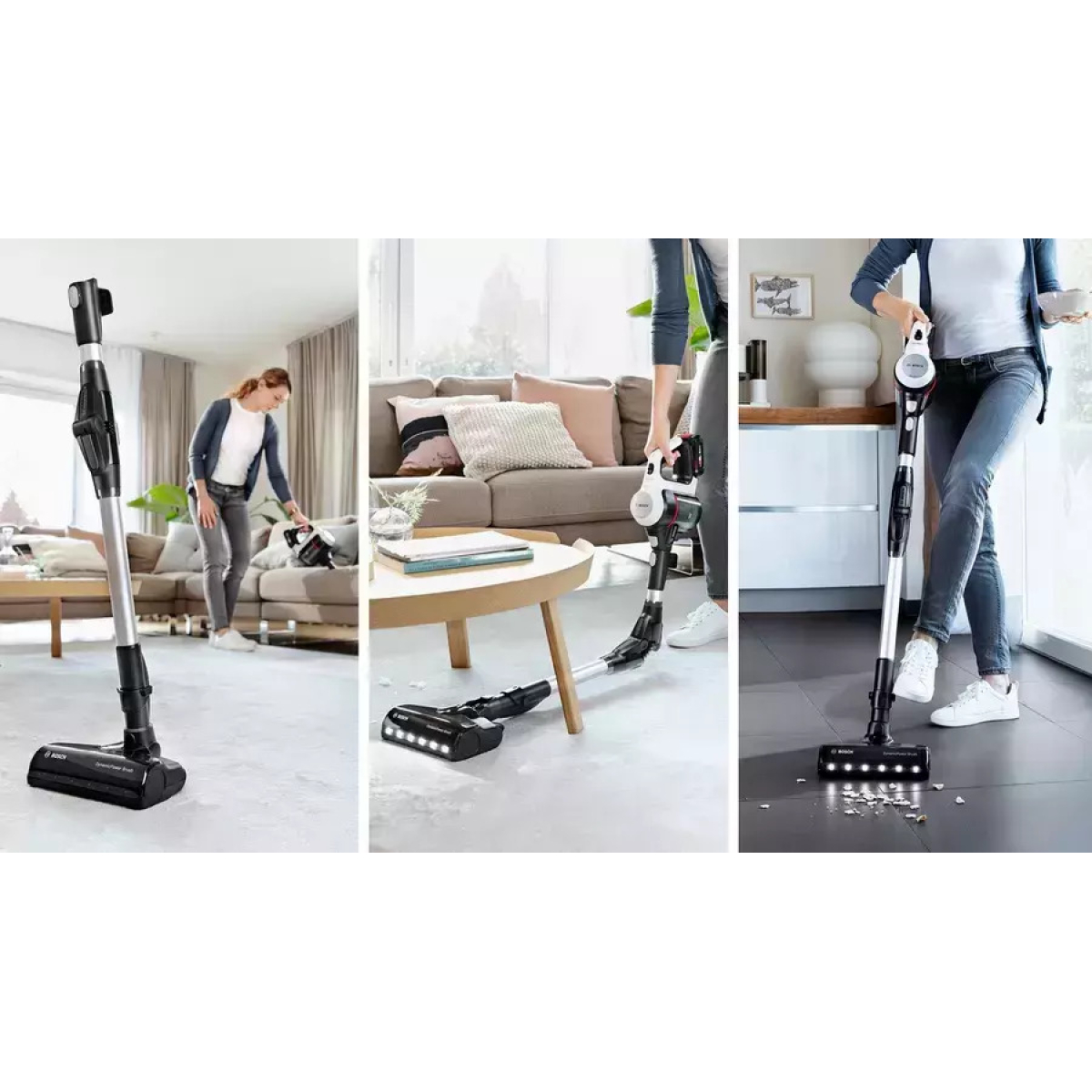 BOSCH BBS711W HΛΕΚΤΡΙΚΗ ΣΚΟΥΠΑ STICK UNLIMITED 7 18V ΛΕΥΚΗ ΕΠΑΝΑΦΟΡΤΙΖΟΜΕΝΗ - Image 6