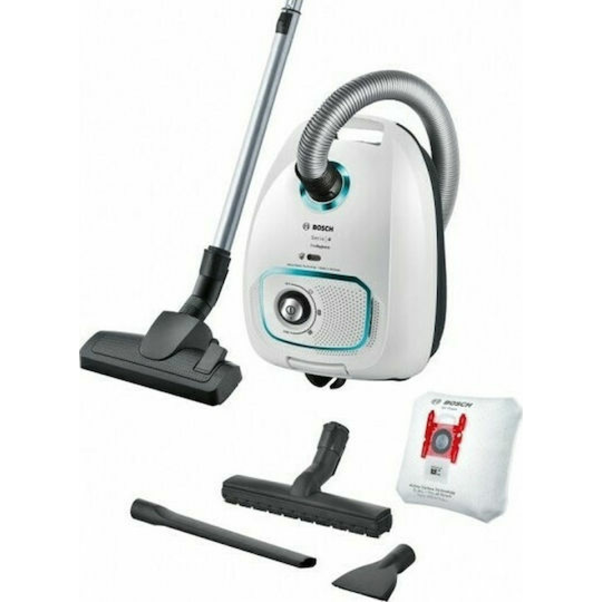 BOSCH BGB41HYG1H HΛΕΚΤΡΙΚΗ ΣΚΟΥΠΑ ΛΕΥΚΗ ΜΕ ΣΑΚΟΥΛΑ 4LT 600W - Image 2