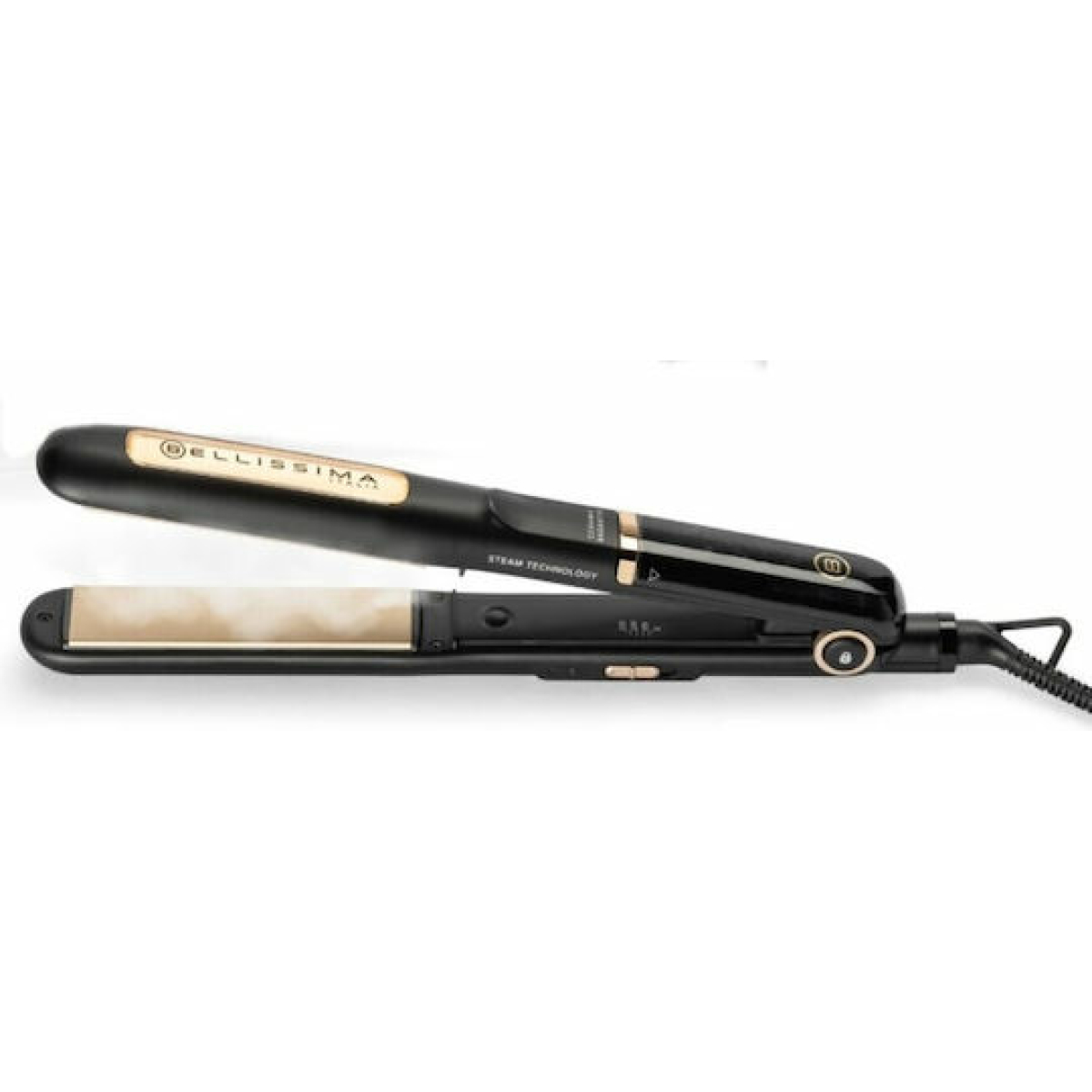 Bellissima Q8604 Steam Ceramic & Keratin 11915 Πρέσα Μαλλιών με Ατμό και Κεραμικές Πλάκες - Image 5