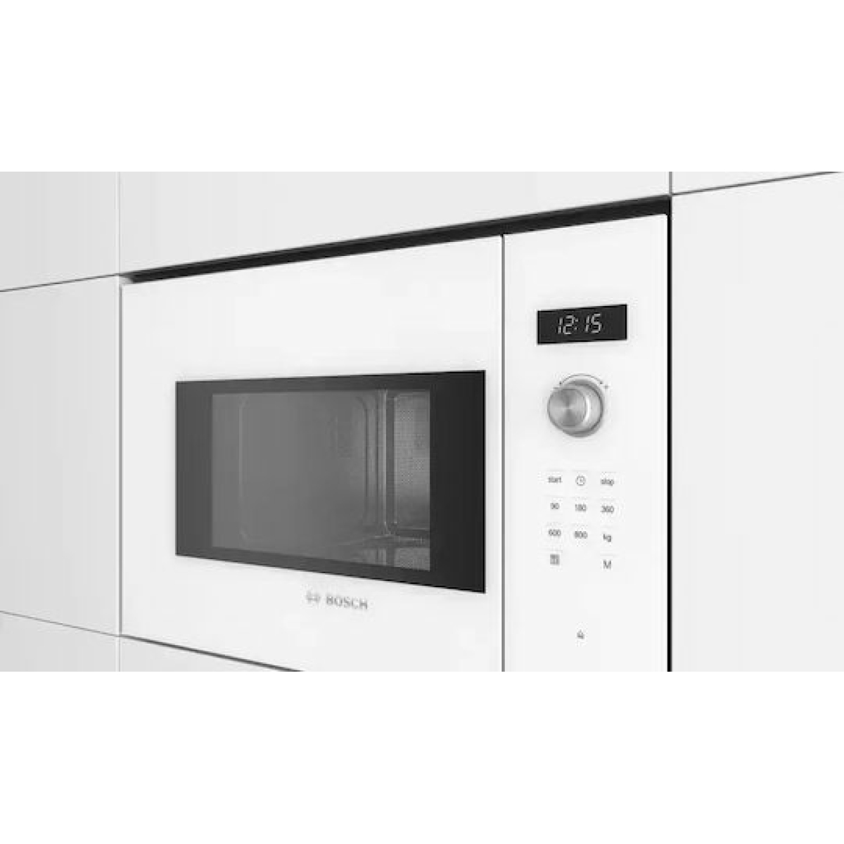 Bosch BFL524MW0 Εντοιχιζόμενος Φούρνος Μικροκυμάτων με Grill 20lt, Λευκός ΕΩΣ 12 ΔΟΣΕΙΣ - Image 4