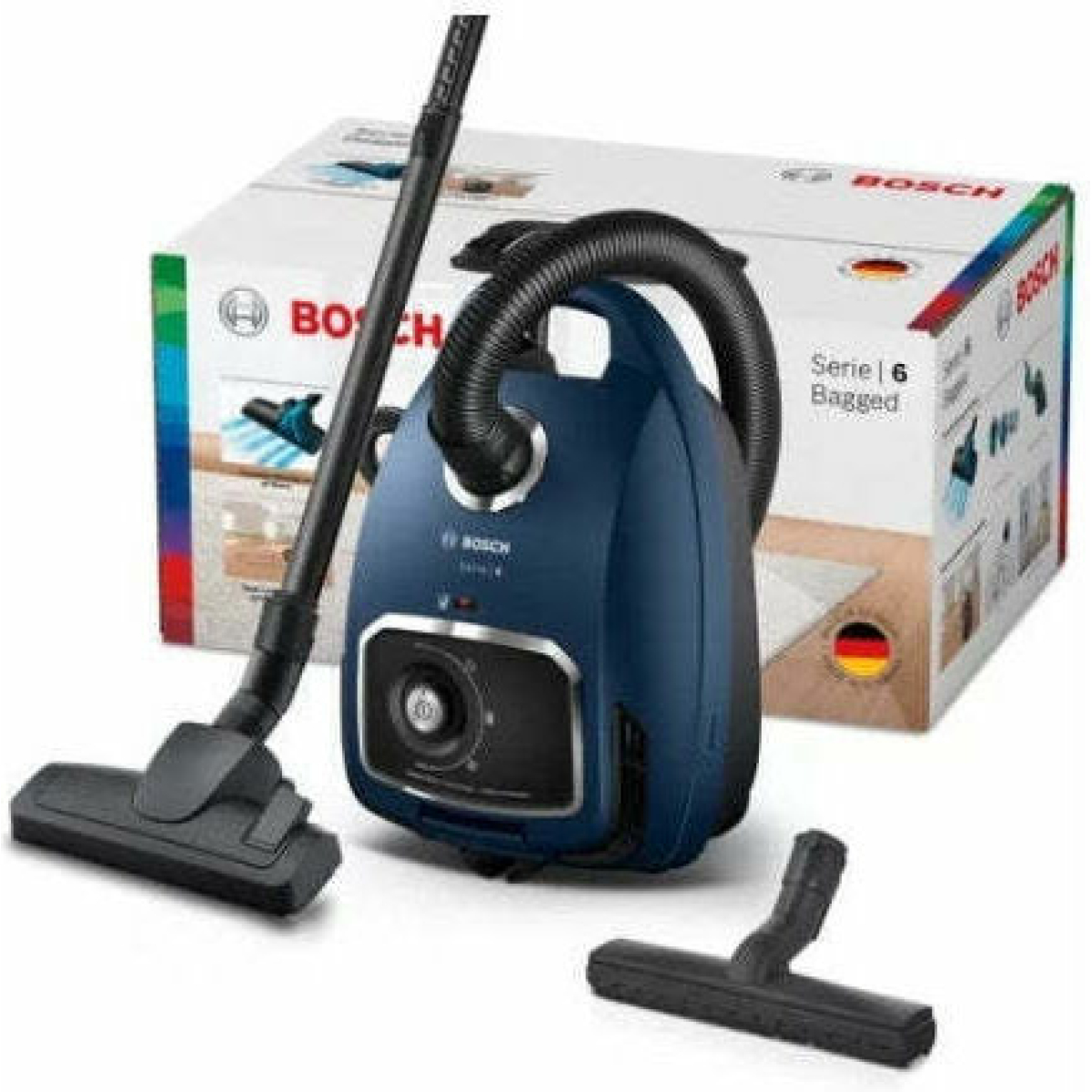 Bosch BGB6X300 Ηλεκτρική Σκούπα 600W με Σακούλα 4lt Μπλε - Image 4