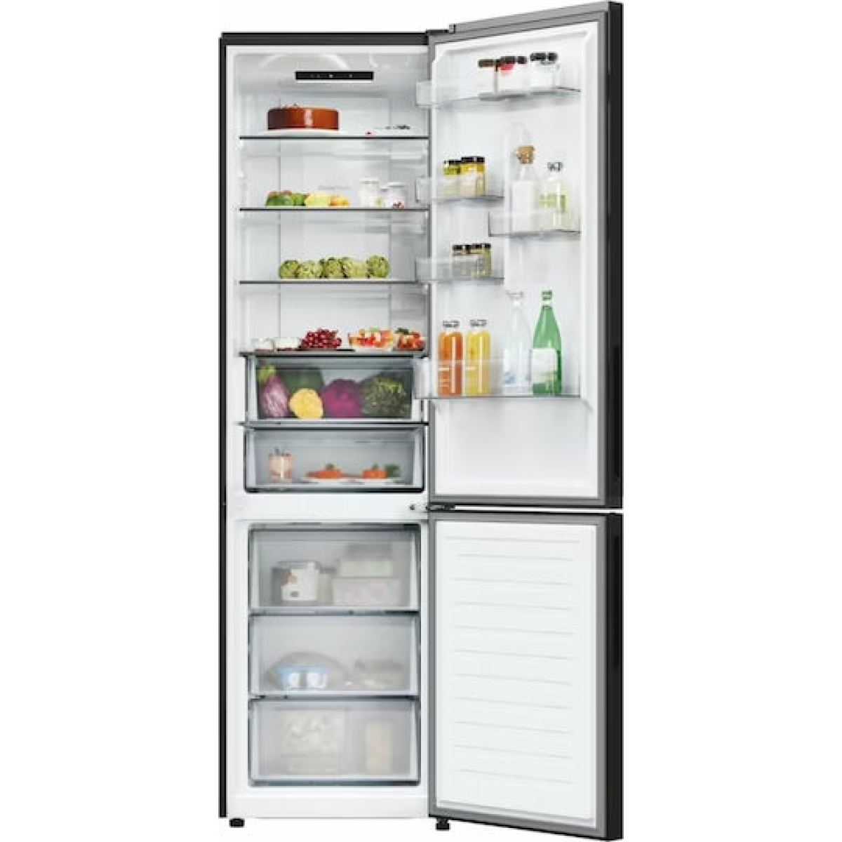 Candy CNCQ2T620EB Ψυγειοκαταψύκτης 409lt Total NoFrost Υ205xΠ59.5xΒ66.7εκ. Μαύρος - Image 5