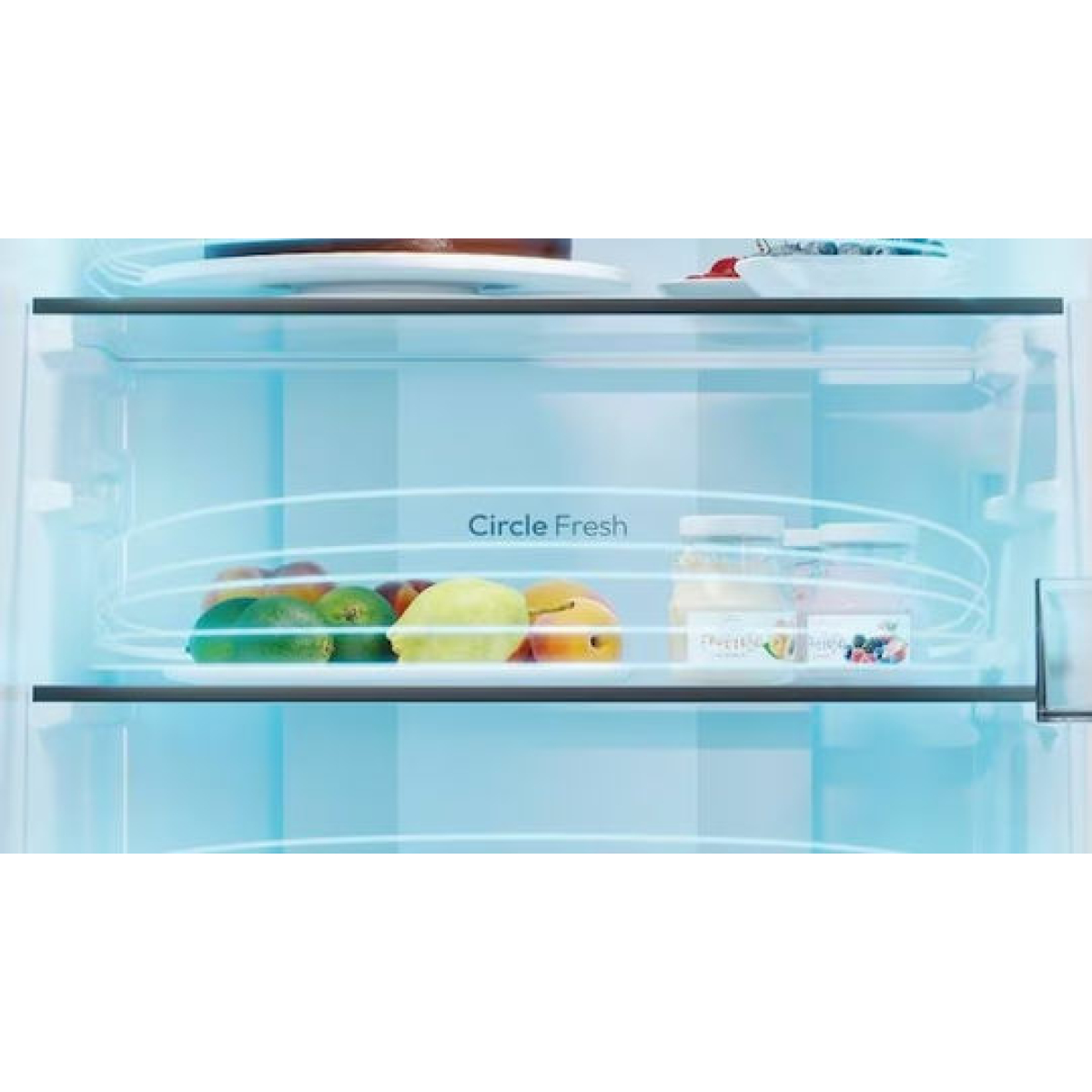 Candy CNCQ2T620EB Ψυγειοκαταψύκτης 409lt Total NoFrost Υ205xΠ59.5xΒ66.7εκ. Μαύρος - Image 3