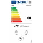 Candy CNCQ4T618EB Ψυγειοκαταψύκτης 355lt NoFrost Υ185xΠ59.5xΒ66.7εκ. Μαύρος - Image 6