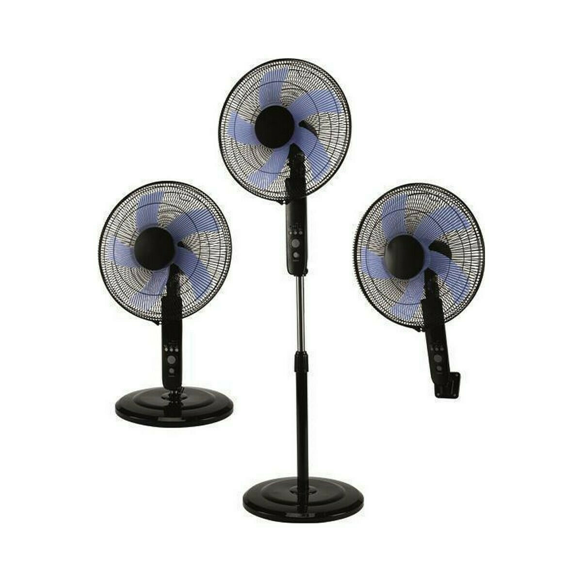 EUROLAMP 300-20011 Ανεμιστήρας Ορθοστάτης 3 σε 1 50W Διαμέτρου 40cm με Τηλεχειριστήριο ΕΩΣ 12 ΔΟΣΕΙΣ - Image 2