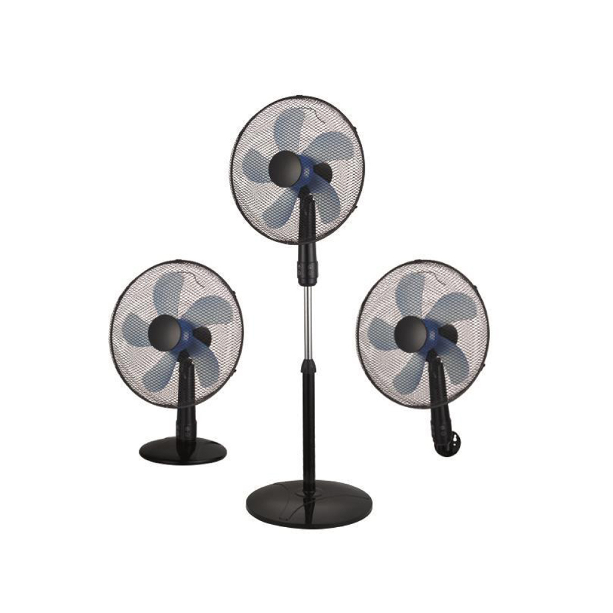 EUROLAMP 300-20011 Ανεμιστήρας Ορθοστάτης 3 σε 1 50W Διαμέτρου 40cm με Τηλεχειριστήριο ΕΩΣ 12 ΔΟΣΕΙΣ - Image 1