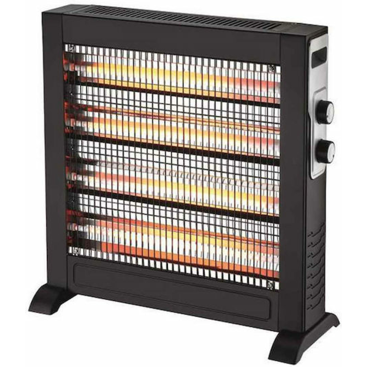 EUROLAMP 300-41402 Θερμάστρα Χαλαζία Με Θερμοστάτη 2800W ΕΩΣ 12 ΔΟΣΕΙΣ - Image 1