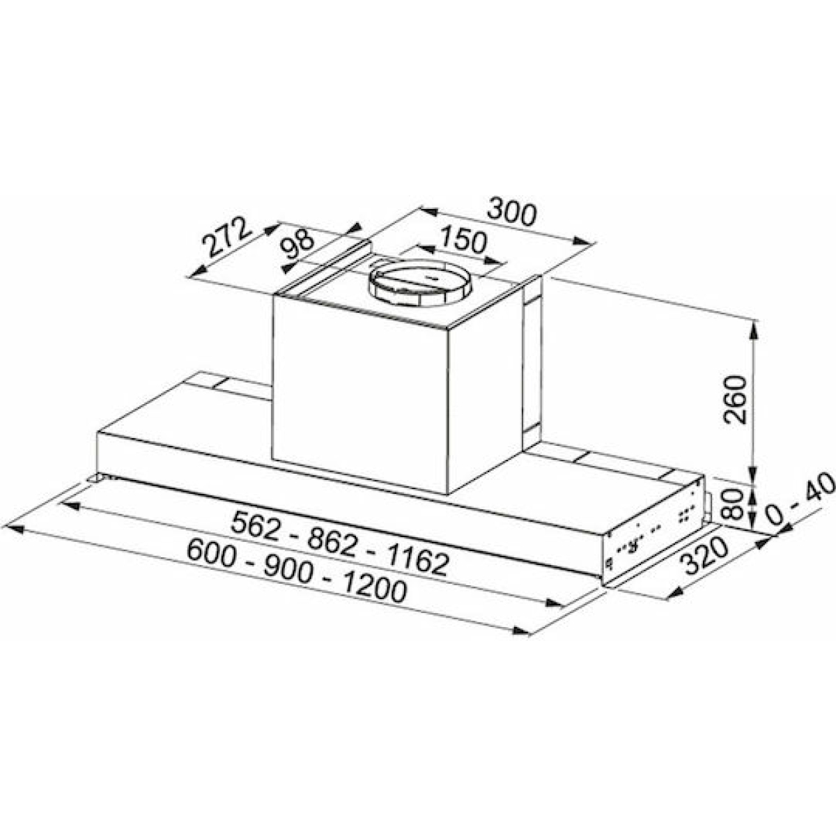 FRANKE STYLE PLUS FST 908 X ΑΠΟΡΡΟΦΗΤΗΡΑΣ ΚΑΜΙΝΑΔΑ INOX 90CM - Image 2