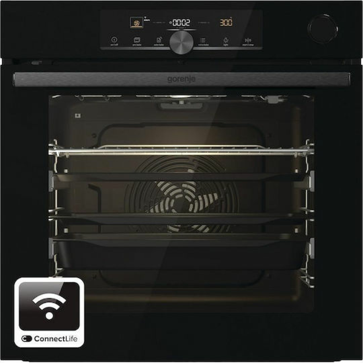 Gorenje BPSA6747A08BGWI Φούρνος άνω Πάγκου 77lt Μαύρος ΕΩΣ 12 ΔΟΣΕΙΣ - Image 1