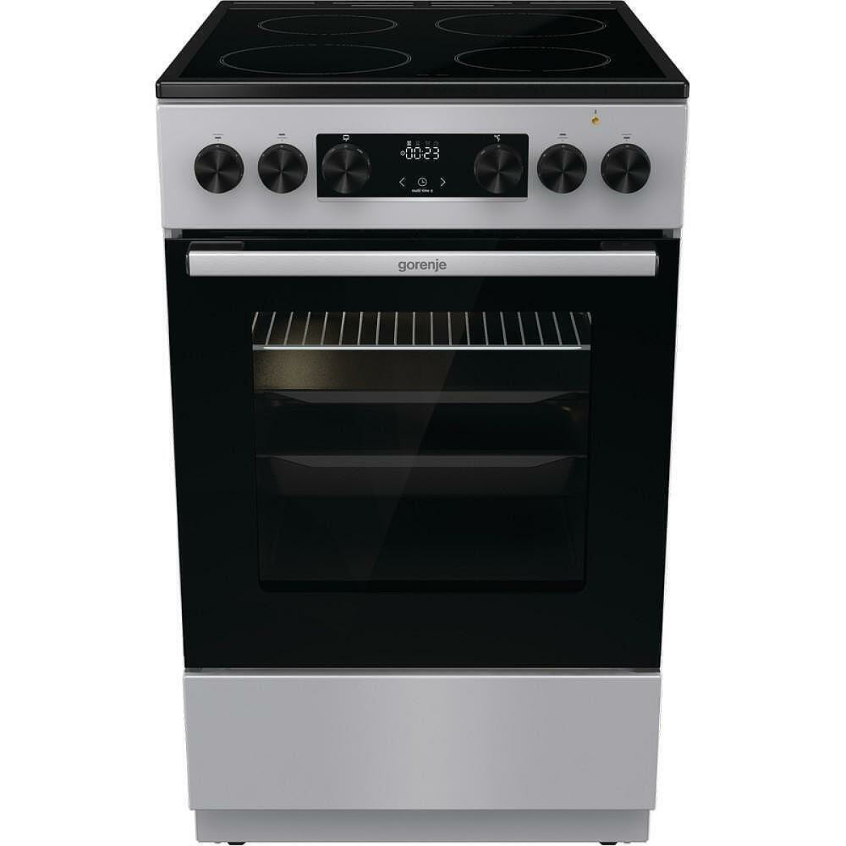 Gorenje GEC5C41SG Κουζίνα 70lt με Κεραμικές Εστίες Π50εκ. Inox - Image 1
