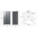 Samsung RS70F64KETEF Ψυγείο Ντουλάπα 640lt Total NoFrost Υ178.4xΠ91.2xΒ72.6εκ. Inox - Image 10