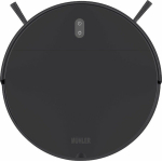 Muhler Bobby 1 Σκούπα Ρομπότ για Σκούπισμα & Σφουγγάρισμα με Wi-Fi Μαύρη