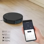 Muhler Bobby 1 Σκούπα Ρομπότ για Σκούπισμα & Σφουγγάρισμα με Wi-Fi Μαύρη - Image 7