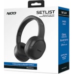 NOD 141-0251 Ενσύρματα On Ear Ακουστικά με 20 ώρες Λειτουργίας Μαύρα - Image 5