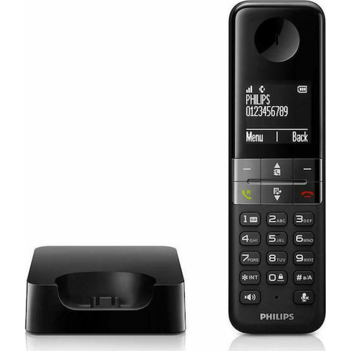 PHILIPS D4701B/34 Ασύρματο Τηλέφωνο με Aνοιχτή Aκρόαση ΕΩΣ 12 ΔΟΣΕΙΣ - Image 3