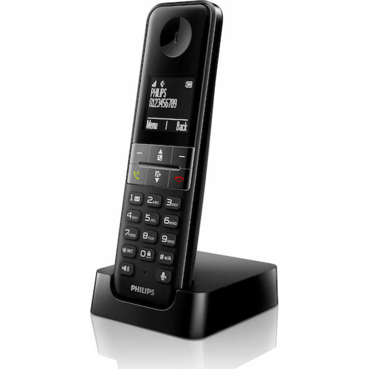 PHILIPS D4701B/34 Ασύρματο Τηλέφωνο με Aνοιχτή Aκρόαση ΕΩΣ 12 ΔΟΣΕΙΣ - Image 1