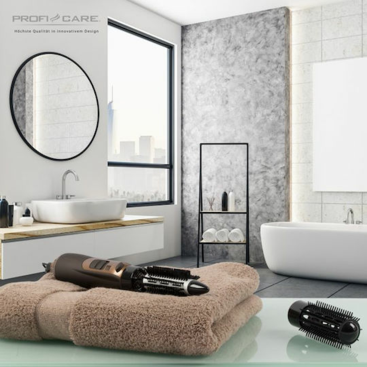 PROFI CARE PC-HAS 3011 ΒΟΥΡΤΣΑ ΜΑΛΛΙΩΝ BR HOT AIR STYLER BROWN-BRONZE 229-0014 - Image 2