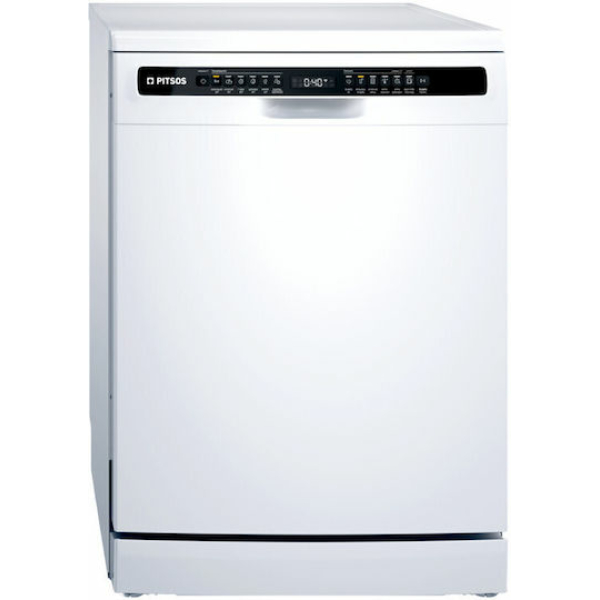 Pitsos DSF61W01 Ελεύθερο Πλυντήριο Πιάτων με Wi-Fi για 14 Σερβίτσια Π60xY84.5εκ. Λευκό