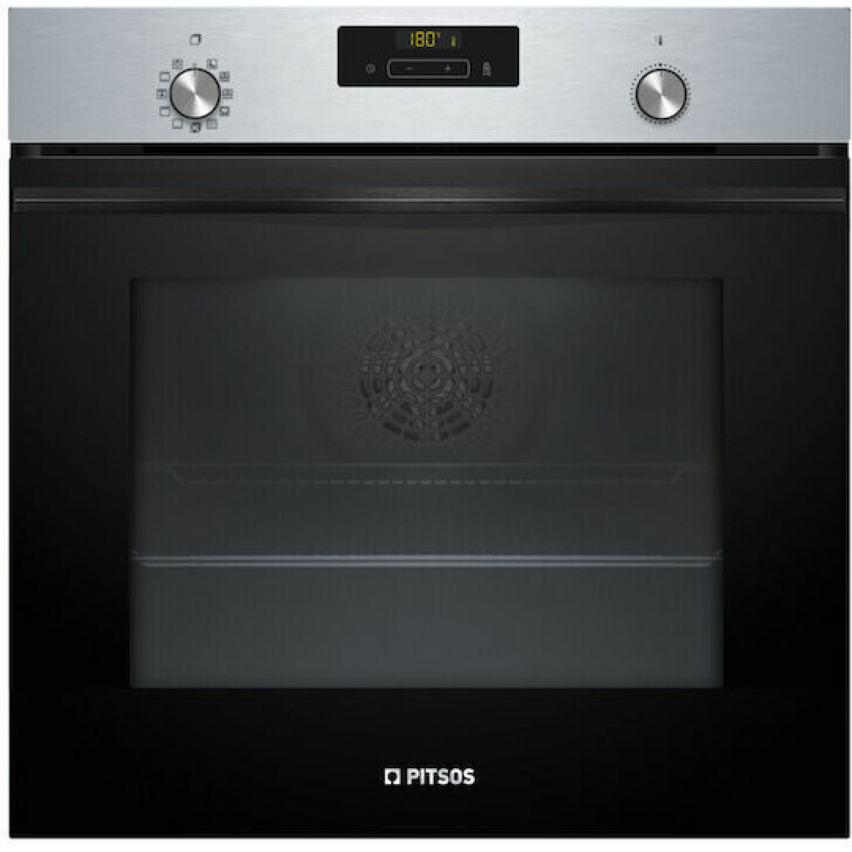 Pitsos PH27M61X3 Φούρνος άνω Πάγκου 71lt χωρίς Εστίες Π59.4εκ. Inox - Image 1