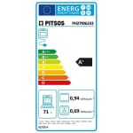 Pitsos PH27M61X3 Φούρνος άνω Πάγκου 71lt χωρίς Εστίες Π59.4εκ. Inox - Image 5